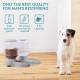 Navaris Water Dispenser & Feeder for Cats and Dogs - 2 x 3.8 L Large - Automatic Dry Food Dispenser for Cats and Dogs in Grey Navaris Water Dispenser & Feeder for Cats and Dogs - 2 x 3.8 L Large - Automatic Dry Food Dispenser for Cats and Dogs in Grey