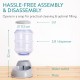 Navaris Water Dispenser & Feeder for Cats and Dogs - 2 x 3.8 L Large - Automatic Dry Food Dispenser for Cats and Dogs in Grey Navaris Water Dispenser & Feeder for Cats and Dogs - 2 x 3.8 L Large - Automatic Dry Food Dispenser for Cats and Dogs in Grey