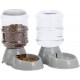 Navaris Water Dispenser & Feeder for Cats and Dogs - 2 x 3.8 L Large - Automatic Dry Food Dispenser for Cats and Dogs in Grey Navaris Water Dispenser & Feeder for Cats and Dogs - 2 x 3.8 L Large - Automatic Dry Food Dispenser for Cats and Dogs in Grey
