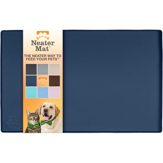 Neater Pet Brands Bowl Mat Dog and Cats Waterproof - Silicone Cat and Dog Bowl Mat - Feeding Mat Dog and Cats Protects Floors from Food and Water (40.6 x 25.5 cm, Cappuccino) Neater Pet Brands Bowl Mat Dog and Cats Waterproof - Silicone Cat and Dog Bowl Mat - Feeding Mat Dog and Cats Protects Floors from Food and Water (40.6 x 25.5 cm, Cappuccino)