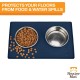Neater Pet Brands Bowl Mat Dog and Cats Waterproof - Silicone Cat and Dog Bowl Mat - Feeding Mat Dog and Cats Protects Floors from Food and Water (40.6 x 25.5 cm, Cappuccino)