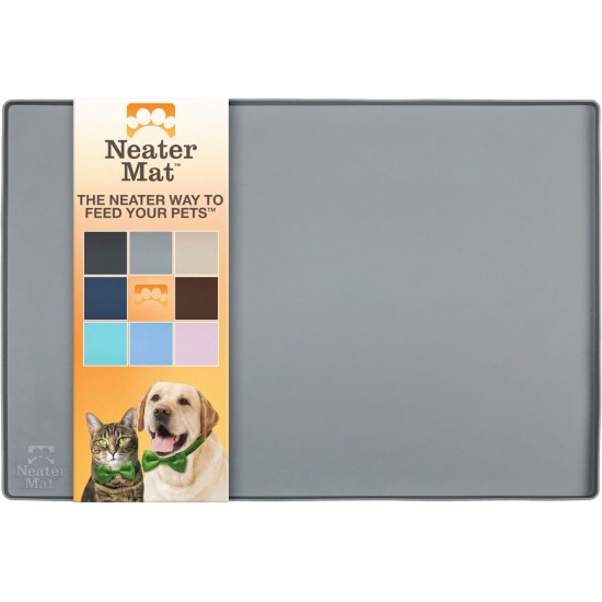 Neater Pet Brands Bowl Mat Dog and Cats Waterproof - Silicone Cat and Dog Bowl Mat - Feeding Mat Dog and Cats Protects Floors from Food and Water (40.6 x 25.5 cm, Cappuccino) Neater Pet Brands Bowl Mat Dog and Cats Waterproof - Silicone Cat and Dog Bowl Mat - Feeding Mat Dog and Cats Protects Floors from Food and Water (40.6 x 25.5 cm, Cappuccino)