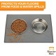 Neater Pet Brands Bowl Mat Dog and Cats Waterproof - Silicone Cat and Dog Bowl Mat - Feeding Mat Dog and Cats Protects Floors from Food and Water (40.6 x 25.5 cm, Cappuccino)