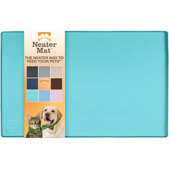 Neater Pet Brands Bowl Mat Dog and Cats Waterproof - Silicone Cat and Dog Bowl Mat - Feeding Mat Dog and Cats Protects Floors from Food and Water (40.6 x 25.5 cm, Cappuccino) Neater Pet Brands Bowl Mat Dog and Cats Waterproof - Silicone Cat and Dog Bowl Mat - Feeding Mat Dog and Cats Protects Floors from Food and Water (40.6 x 25.5 cm, Cappuccino)