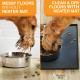 Neater Pet Brands Bowl Mat Dog and Cats Waterproof - Silicone Cat and Dog Bowl Mat - Feeding Mat Dog and Cats Protects Floors from Food and Water (40.6 x 25.5 cm, Cappuccino)
