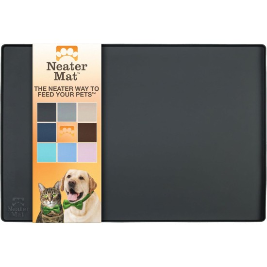 Neater Pet Brands Bowl Mat Dog and Cats Waterproof - Silicone Cat and Dog Bowl Mat - Feeding Mat Dog and Cats Protects Floors from Food and Water (40.6 x 25.5 cm, Cappuccino) Neater Pet Brands Bowl Mat Dog and Cats Waterproof - Silicone Cat and Dog Bowl Mat - Feeding Mat Dog and Cats Protects Floors from Food and Water (40.6 x 25.5 cm, Cappuccino)