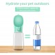 Newaner Dog Water Bottle, Leak-proof Portable Puppy Water Dispenser with Automatic Feeder for Pets, Cats, Outdoors, Hiking, Travel, Food Grade Plastic (550 ml, Green) Newaner Dog Water Bottle, Leak-proof Portable Puppy Water Dispenser with Automatic Feeder for Pets, Cats, Outdoors, Hiking, Travel, Food Grade Plastic (550 ml, Green)