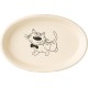 Nobby 73638 Ceramic Cat Bowl Oval 17 x 11 x 2.5 cm, Brown/Beige Nobby 73638 Ceramic Cat Bowl Oval 17 x 11 x 2.5 cm, Brown/Beige