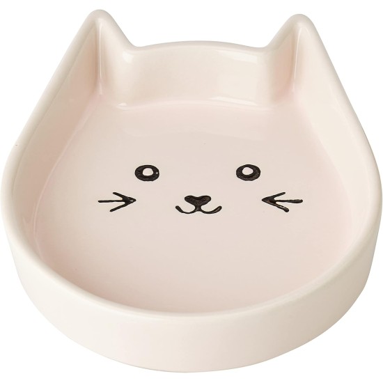 Nobby 73762 Cats Kitty Face Ceramic Bowl – Pink Nobby 73762 Cats Kitty Face Ceramic Bowl – Pink