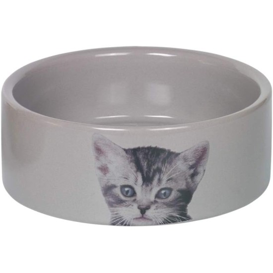 Nobby Cat Ceramic Bowl Cute, Diameter 12.0 x 4.5 cm, 0.25 L, Pack of 1 Nobby Cat Ceramic Bowl Cute, Diameter 12.0 x 4.5 cm, 0.25 L, Pack of 1
