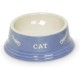 Nobby Cat Ceramic Bowl Diameter 14 x 4.8 cm Light Blue / Beige Nobby Cat Ceramic Bowl Diameter 14 x 4.8 cm Light Blue / Beige