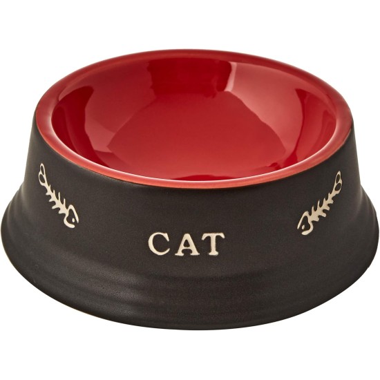 Nobby Cat Ceramic Bowl Diameter 14 x 4.8 cm Light Blue / Beige Nobby Cat Ceramic Bowl Diameter 14 x 4.8 cm Light Blue / Beige
