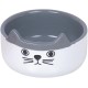 Nobby Cat Face Ceramic Bowl Diameter 13 x 4 cm 0.16 L White Nobby Cat Face Ceramic Bowl Diameter 13 x 4 cm 0.16 L White