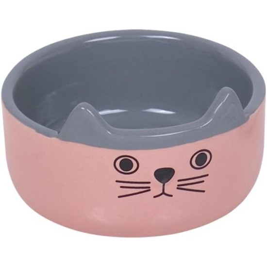 Nobby Cat Face Ceramic Bowl Diameter 13 x 4 cm 0.16 L White Nobby Cat Face Ceramic Bowl Diameter 13 x 4 cm 0.16 L White