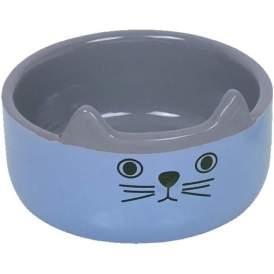 Nobby Cat Face Ceramic Bowl Diameter 13 x 4 cm 0.16 L White Nobby Cat Face Ceramic Bowl Diameter 13 x 4 cm 0.16 L White