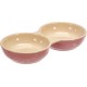 Nobby Ceramic Double Bowl for Cats, 22.0 cm, Pink / Beige Nobby Ceramic Double Bowl for Cats, 22.0 cm, Pink / Beige