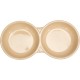 Nobby Ceramic Double Bowl for Cats, 22.0 cm, Pink / Beige Nobby Ceramic Double Bowl for Cats, 22.0 cm, Pink / Beige