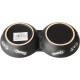 Nobby Ceramic Double Bowl for Cats, 22.0 cm, black/red
