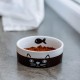 Nobby Face Ceramic Cat Bowl Diameter 12.0 x 4.5 cm Black / White Nobby Face Ceramic Cat Bowl Diameter 12.0 x 4.5 cm Black / White