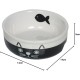 Nobby Face Ceramic Cat Bowl Diameter 13.5 x 5 cm Black / White Nobby Face Ceramic Cat Bowl Diameter 13.5 x 5 cm Black / White