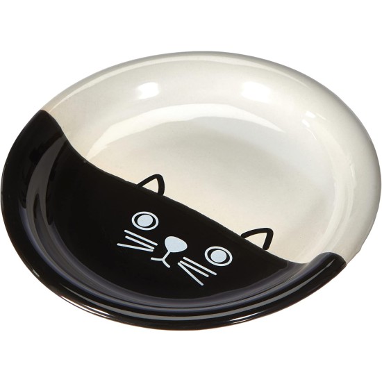 Nobby Face Ceramic Cat Milk Bowl, Diameter 14 x 2 cm, Pack of 1 Nobby Face Ceramic Cat Milk Bowl, Diameter 14 x 2 cm, Pack of 1
