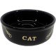 Nobby Golden Cat Ceramic Bowl, Black, Diameter 13.5 x 4.5 cm, 0.25 L, Pack of 1 Nobby Golden Cat Ceramic Bowl, Black, Diameter 13.5 x 4.5 cm, 0.25 L, Pack of 1