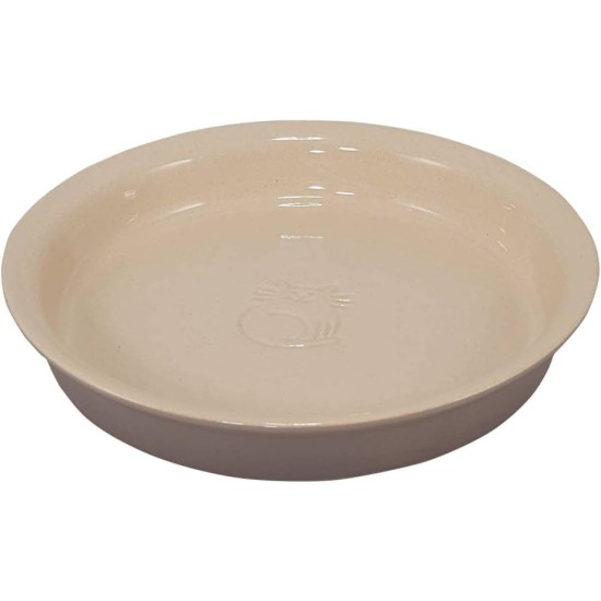 Nobby Miska Cat Ceramic Bowl, Grey/Cream, Diameter 16 x 2.5 cm, 0.25 L, Pack of 1 Nobby Miska Cat Ceramic Bowl, Grey/Cream, Diameter 16 x 2.5 cm, 0.25 L, Pack of 1