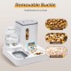 Nobleza 2-in-1 Automatic Cat Dog Feeder, 2.2L Feeder, 1L Water Dispenser for Dogs, Cats, Small and Medium Pets (Grey) Nobleza 2-in-1 Automatic Cat Dog Feeder, 2.2L Feeder, 1L Water Dispenser for Dogs, Cats, Small and Medium Pets (Grey)