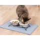 Non-Slip Silicone Bowl Mat for Dogs & Cats - Waterproof, Non-Slip, Feeding Mat, 47 x 30 cm, Grey - Food Mat for Pets, Easy to Clean Non-Slip Silicone Bowl Mat for Dogs & Cats - Waterproof, Non-Slip, Feeding Mat, 47 x 30 cm, Grey - Food Mat for Pets, Easy to Clean