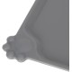Non-Slip Silicone Bowl Mat for Dogs & Cats - Waterproof, Non-Slip, Feeding Mat, 47 x 30 cm, Grey - Food Mat for Pets, Easy to Clean Non-Slip Silicone Bowl Mat for Dogs & Cats - Waterproof, Non-Slip, Feeding Mat, 47 x 30 cm, Grey - Food Mat for Pets, Easy to Clean