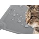 Non-Slip Silicone Bowl Mat for Dogs & Cats - Waterproof, Non-Slip, Feeding Mat, 47 x 30 cm, Grey - Food Mat for Pets, Easy to Clean Non-Slip Silicone Bowl Mat for Dogs & Cats - Waterproof, Non-Slip, Feeding Mat, 47 x 30 cm, Grey - Food Mat for Pets, Easy to Clean