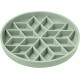 OHMO Anti-Slinging Bowl for Dogs for Cats Puppies, Anti Gulping Bowl Dog Silicone Healthy Eating Stops Bloating Non-Slip (S Tree of Life, Light Green)