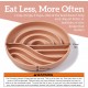 OHMO Anti-Slinging Bowl for Dogs for Cats Puppies, Anti Gulping Bowl Dog Silicone Healthy Eating Stops Bloating Non-Slip (S Tree of Life, Light Green)