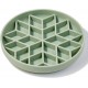 OHMO Anti-Slinging Bowl for Dogs for Cats Puppies, Anti Gulping Bowl Dog Silicone Healthy Eating Stops Bloating Non-Slip (S Tree of Life, Light Green)