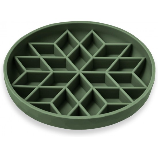 OHMO Anti-Slinging Bowl for Dogs for Cats Puppies, Anti Gulping Bowl Dog Silicone Healthy Eating Stops Bloating Non-Slip (S Tree of Life, Light Green) OHMO Anti-Slinging Bowl for Dogs for Cats Puppies, Anti Gulping Bowl Dog Silicone Healthy Eating Stops Bloating Non-Slip (S Tree of Life, Light Green)