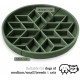 OHMO Anti-Slinging Bowl for Dogs for Cats Puppies, Anti Gulping Bowl Dog Silicone Healthy Eating Stops Bloating Non-Slip (S Tree of Life, Light Green)