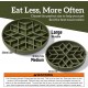 OHMO Anti-Slinging Bowl for Dogs for Cats Puppies, Anti Gulping Bowl Dog Silicone Healthy Eating Stops Bloating Non-Slip (S Tree of Life, Light Green)