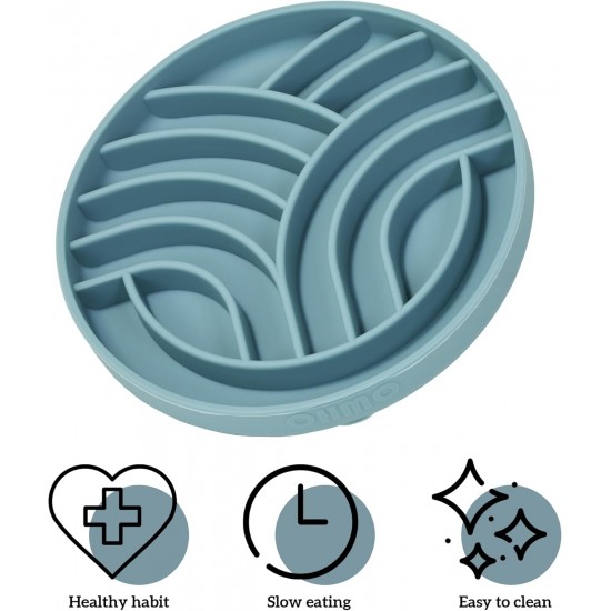 OHMO Anti-Slinging Bowl for Dogs for Cats Puppies, Anti Gulping Bowl Dog Silicone Healthy Eating Stops Bloating Non-Slip (S Tree of Life, Light Green) OHMO Anti-Slinging Bowl for Dogs for Cats Puppies, Anti Gulping Bowl Dog Silicone Healthy Eating Stops Bloating Non-Slip (S Tree of Life, Light Green)