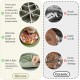 OHMO Anti-Slinging Bowl for Dogs for Cats Puppies, Anti Gulping Bowl Dog Silicone Healthy Eating Stops Bloating Non-Slip (S Tree of Life, Light Green)
