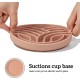 OHMO Anti-Slinging Bowl for Dogs for Cats Puppies, Anti Gulping Bowl Dog Silicone Healthy Eating Stops Bloating Non-Slip (S Tree of Life, Light Green)