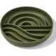 OHMO Anti-Slinging Bowl for Dogs for Cats Puppies, Anti Gulping Bowl Dog Silicone Healthy Eating Stops Bloating Non-Slip (S Tree of Life, Light Green)