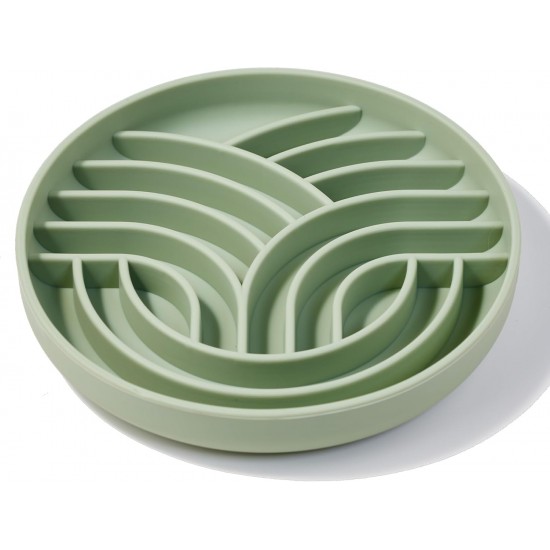 OHMO Anti-Slinging Bowl for Dogs for Cats Puppies, Anti Gulping Bowl Dog Silicone Healthy Eating Stops Bloating Non-Slip (S Tree of Life, Light Green) OHMO Anti-Slinging Bowl for Dogs for Cats Puppies, Anti Gulping Bowl Dog Silicone Healthy Eating Stops Bloating Non-Slip (S Tree of Life, Light Green)