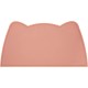 OHMO Bowl Mat for Small Dogs and Cats, Mat for Cat Bowl, Non-Slip Silicone Feeding Mat, Waterproof, Beige, 52 x 30 cm