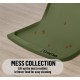 OHMO Bowl Mat for Small Dogs and Cats, Mat for Cat Bowl, Non-Slip Silicone Feeding Mat, Waterproof, Beige, 52 x 30 cm