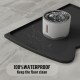 OHMO Bowl Mat for Small Dogs and Cats, Mat for Cat Bowl, Non-Slip Silicone Feeding Mat, Waterproof, Beige, 52 x 30 cm OHMO Bowl Mat for Small Dogs and Cats, Mat for Cat Bowl, Non-Slip Silicone Feeding Mat, Waterproof, Beige, 52 x 30 cm
