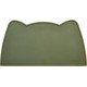 OHMO Bowl Mat for Small Dogs and Cats, Mat for Cat Bowl, Non-Slip Silicone Feeding Mat, Waterproof, Beige, 52 x 30 cm