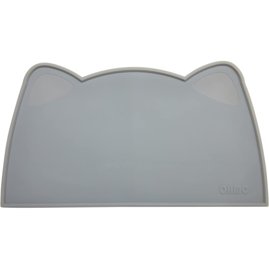 OHMO Bowl Mat for Small Dogs and Cats, Mat for Cat Bowl, Non-Slip Silicone Feeding Mat, Waterproof, Beige, 52 x 30 cm OHMO Bowl Mat for Small Dogs and Cats, Mat for Cat Bowl, Non-Slip Silicone Feeding Mat, Waterproof, Beige, 52 x 30 cm