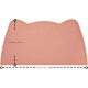 OHMO Bowl Mat for Small Dogs and Cats, Mat for Cat Bowl, Non-Slip Silicone Feeding Mat, Waterproof, Beige, 52 x 30 cm