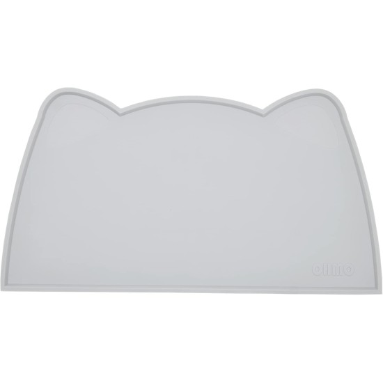 OHMO Bowl Mat for Small Dogs and Cats, Mat for Cat Bowl, Non-Slip Silicone Feeding Mat, Waterproof, Beige, 52 x 30 cm OHMO Bowl Mat for Small Dogs and Cats, Mat for Cat Bowl, Non-Slip Silicone Feeding Mat, Waterproof, Beige, 52 x 30 cm