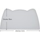 OHMO Bowl Mat for Small Dogs and Cats, Mat for Cat Bowl, Non-Slip Silicone Feeding Mat, Waterproof, Beige, 52 x 30 cm
